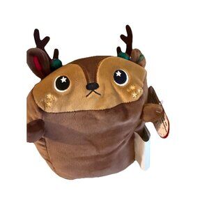 NWT Christmas Moosh Moosh Tsum Tsum Mitzi Reindeer Brown Soft Cozy Gift